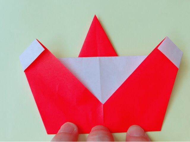 折り紙 サンタさんの折り方 簡単だから幼稚園の子でも作れるよ Kodomoto