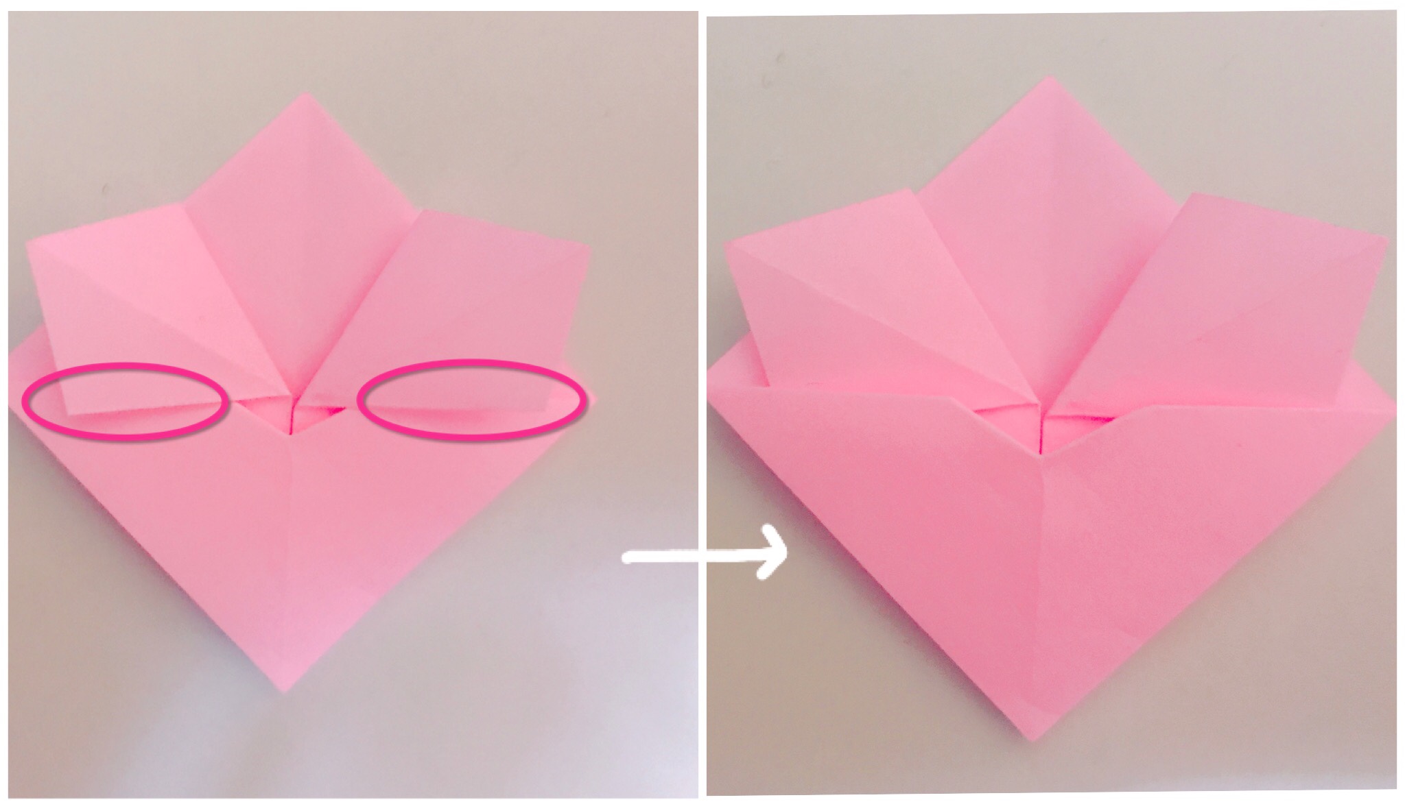 折り紙で桃の花 折り方は簡単だよ お雛様の飾りにもおすすめ Kodomoto