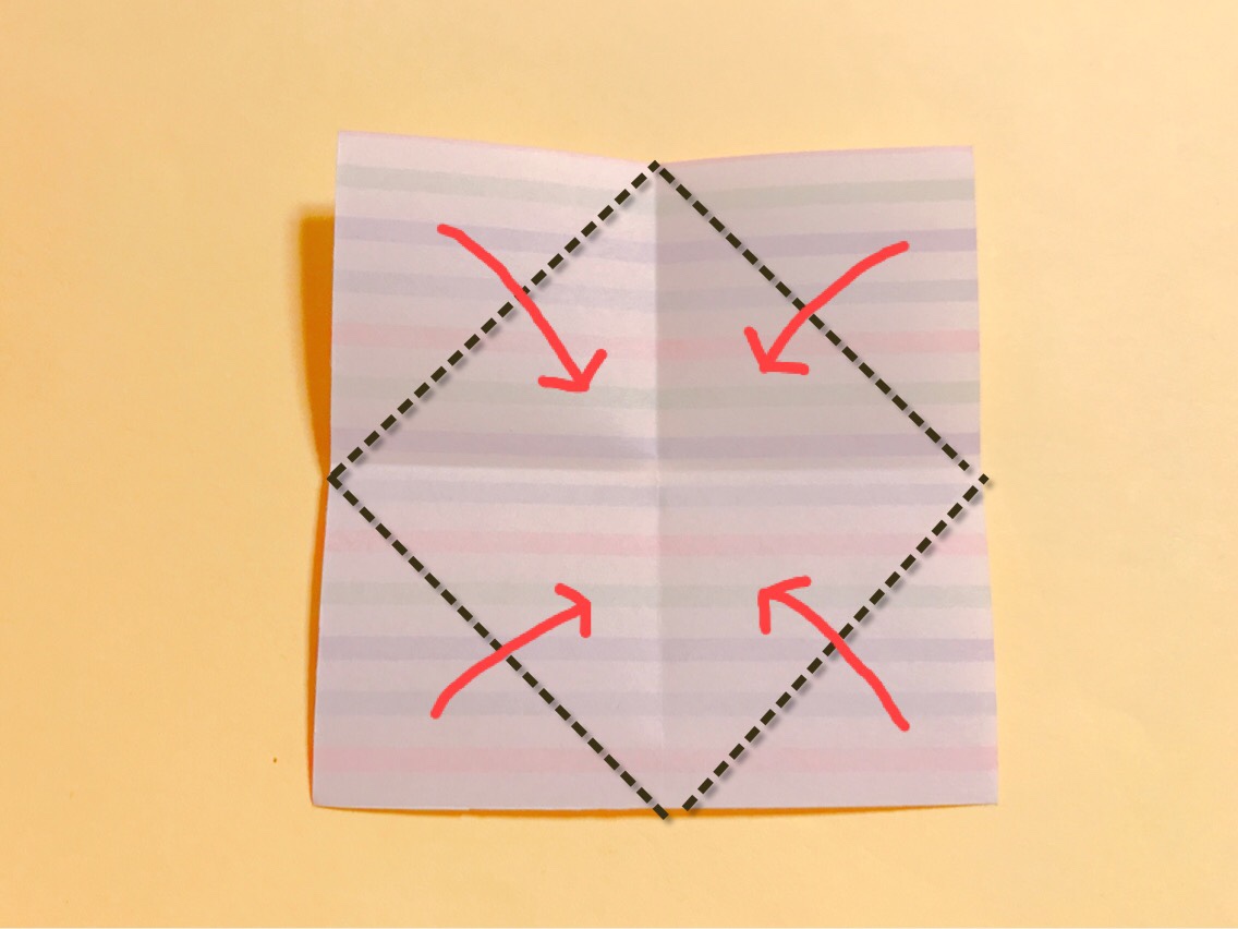 節分の豆入れの折り方 折り紙で簡単に作れるよ Kodomoto
